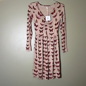 NWT Kate Quinn Butterfly Dress